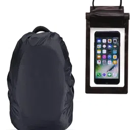 shoparam Waterproof Rain & Dust Cover for Backpack with Pouch Mobile Rain Protect Cover Waterproof School Bag Cover-picture-25