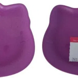tupperware Polypropylene Hello Kitty Plate (Purple, Pack of 2) Half Plate image 2