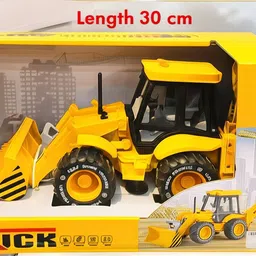 zest Excavator Bulldozer Toy 2-in-1 Realistic Engineer Friction with Light and Sound image 3