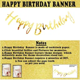 littols Blue Happy Birthday Decoration kit Combo - 34 Pcs for Kids, Boys image 3