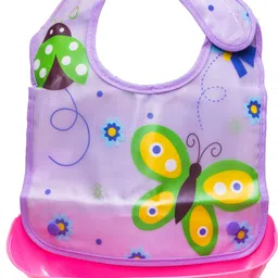adore Pro Baby Washable Bibs with Spill Catcher - Waterproof - Detachable image 2
