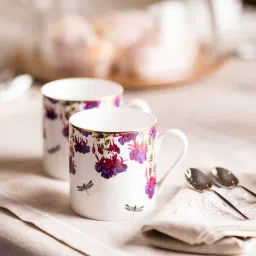 perenne design Zenith White 425ml Bone China 1 Pcs Coffee Mug image 1