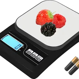 Qozent Kitchen Weight Scale- Digital Kitchen Food Scale with High Accuracy 0.1g/10 kg,Small Multifunctional Weight Scale with Back-lit LCD Display & Tare Function, 2 Measurement Units,Used for Weight Loss, Baking, Cooking /2/UQa Weighing Scale-picture-21