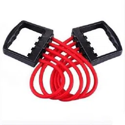 fitfun COMBO OF PUSH UP BAR WITH CHEST EXPANDER AND AB WHEEL Fitness Accessory Kit Kit image 3
