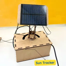 ansoz DIY Solar Phone Charging House Kit with Sun Tracker & Phone Stand image 5