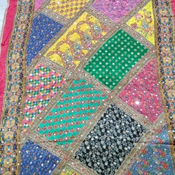 golden stichies Chiffon Printed Multicolor Women Dupatta image 2