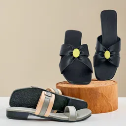 sayera Women Flats Sandal image 3