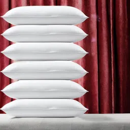 Microfibre Sleeping Pillow Pack of 6 Solid LUXURY-image-9