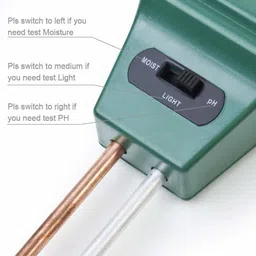 wolblix Soil Moisture Sunlight Ph Test Meter,Soil Tester Meter 3-in-1 Test Kit for Garden Soil Test Kit image 3