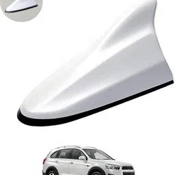 rkpsp White Car Shark Fin Roof Antenna(FM,AM) Radio No Drilling/Easy To Install-048 Satellite Vehicle Antenna-picture-11