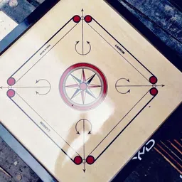 fitdex Full Size 32 INCH Woden Game with Premium Wooden Coin Stri_Carrom-CD-1023 80 cm Carrom Board-picture-13