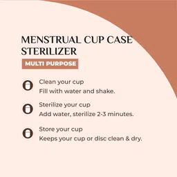 senzicare Menstrual Cup Sterilizer & Cas image 4