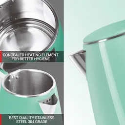 milton Riga Stainless Steel Double Walled Electric Kettle image 5