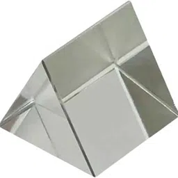 suma scientific GLASS PRISM 50X50X50 Solid Prism image 1