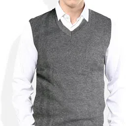 ghpstyles Men Solid V Neck Multicolor Sweater-picture-15