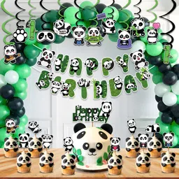 festiko Panda Theme Birthday Decorations-picture-20