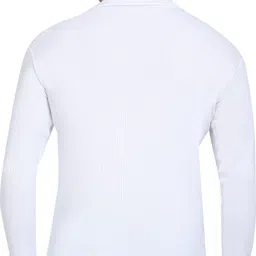 cloflix Men Solid Turtle Neck White Sweater image 2