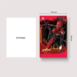 classmate Spiderman Themed | Longbook A4 Notebook Single Line 160 Pages image 3