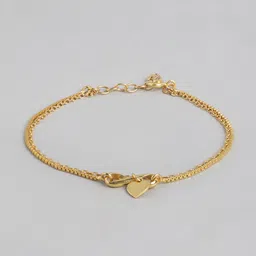 Carlton London Women Brass Gold-Plated Charm Bracelet-picture-31