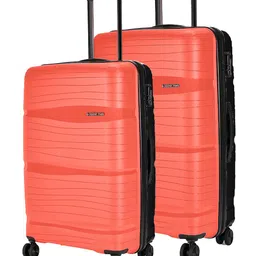 Nasher Miles Set Of 2 Colourblocked Hard-Sided Trolley Suitcase-picture-16