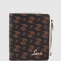 Lavie Women Chic Monogram Printed Two Fold Wallet-image-62