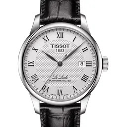 TISSOT Men Silver-Toned Le Locle Powermatic 80 Analogue Watch T0064071603300-picture-33