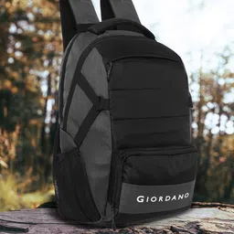 GIORDANO Unisex Colourblocked 24 to 30 Litres Laptop Backpack with Compression Straps-picture-35