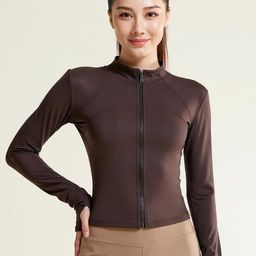 HRX by Hrithik Roshan Women Mandarin Collar Solid Sporty Jacket-picture-23