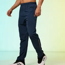 HRX By Hrithik Roshan Men Striped Training Rapid-Dry Track Pants image 4
