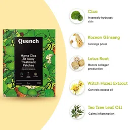 Quench Pack of 24 Mama Cica Zit Away Treatment Patches with Korean Ginseng image 4