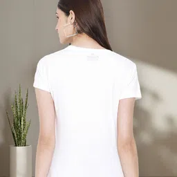 Tromko Women Pack of 3 Donald Duck Graphic Printed Round Neck Cotton T-shirts image 4