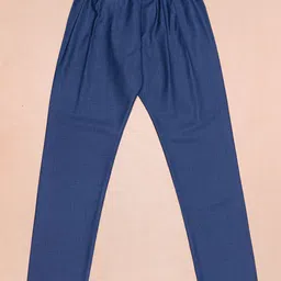 Manyavar Boys Blue Solid Kurta with Pyjamas And Nehru Jackect image 2