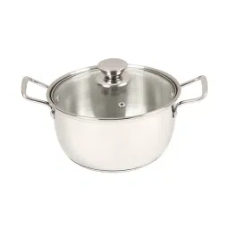 eon Stainless Steel Casserole with Glass Lid image 2