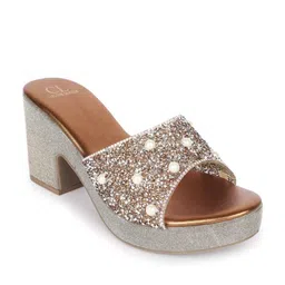 carlton london Women Regular Fit Platform Heeled Sandals image 2