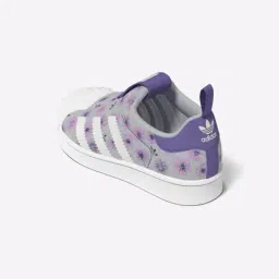 adidas kids Superstar Floral Print Slip-On Shoes image 2