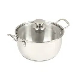 eon Stainless Steel Casserole with Glass Lid image 3