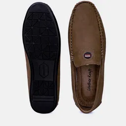leatherkraft Panelled Slip-On Loafers image 5