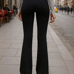 Next One Women Smart Bootcut High-Rise Trousers image 3