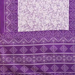 Garden Vareli Bandhani Printed Pure Crepe Saree image 5