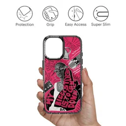 DailyObjects Typography Printed iPhone 16 Back Case Mobile Accessories image 2