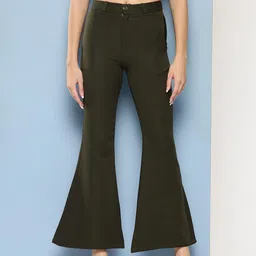 The Roadster Lifestyle Co. Women Crepe Trousers-picture-13