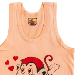 NEW TRINATH HOSIERY Kids Pack Of 6 Printed Cotton Basic Vests KR 1-2Y image 2