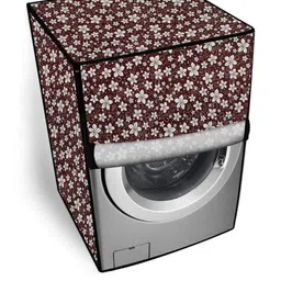 The Furnishing Tree Brown PVC Washing Machine Covers-picture-26