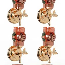 Somil Premium Designer Glass Wall / Night Lamp Elegant & Stylish Dcor Accent for Modern Interiors, color- - Multicolour; Size,- 20 X 18 X 30 CM-picture-34