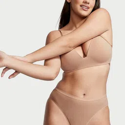 Victoria's Secret Women Solid Low Raise Basic Briefs-picture-35
