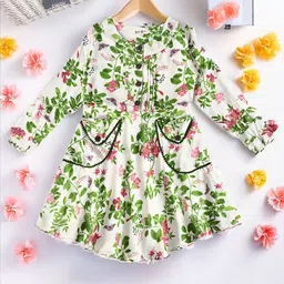 Bella Moda Floral Print Fit & Flare Dress-picture-22