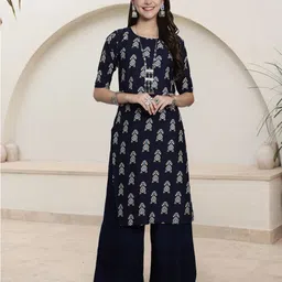 HERE&NOW Women Pack Of 3 Printed Kurta image 2