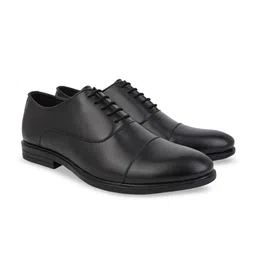 House of Pataudi Men Textured Formal Derbys-picture-18