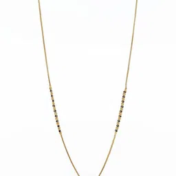 Bhanu diam Gold-Plated Brass Mangalsutra image 2