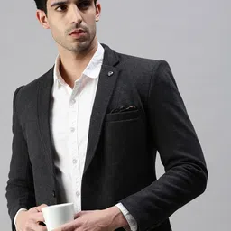 SHOWOFFFF Slim-Fit Single Breasted Blazer image 4